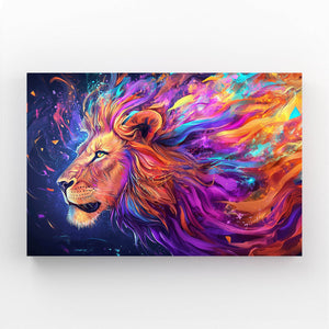Celestial Blaze Lion Art