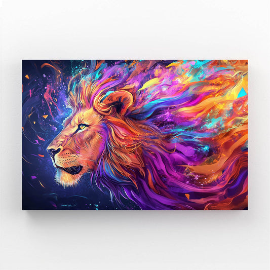 Celestial Blaze Lion Art
