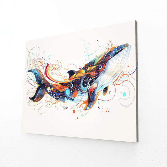 Celestial Flow Whale Art