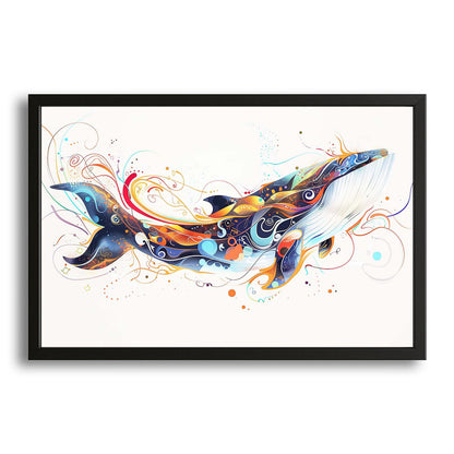 Celestial Flow Whale Art