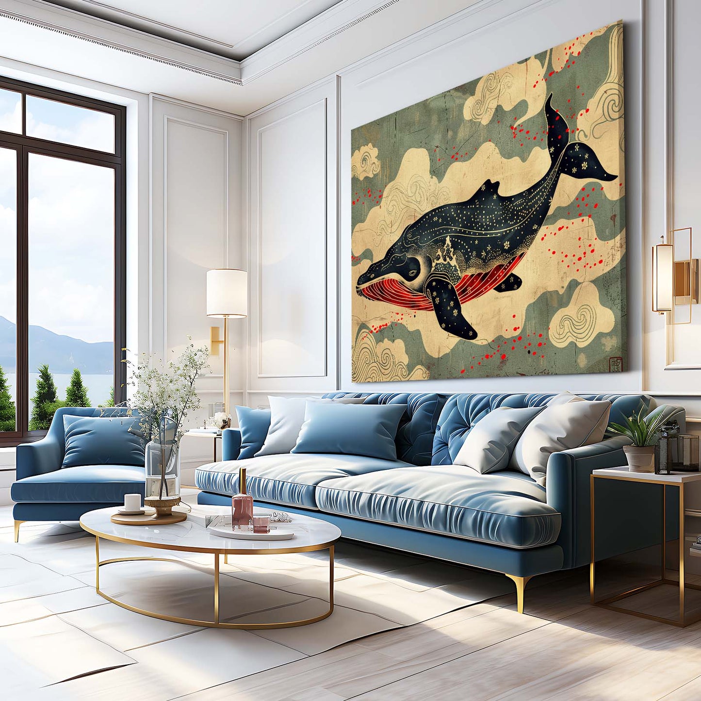 Celestial Kumo Whale Art
