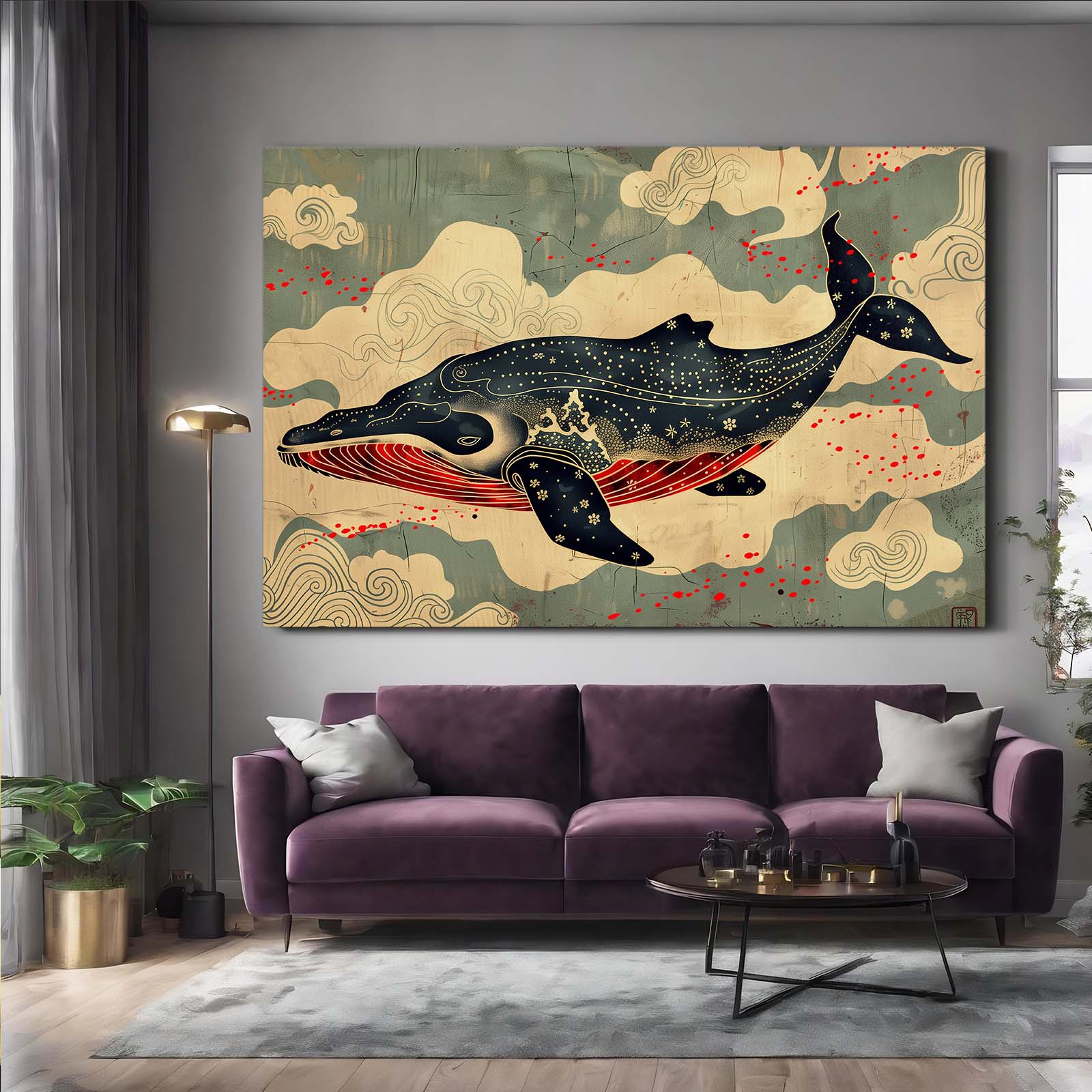 Celestial Kumo Whale Art