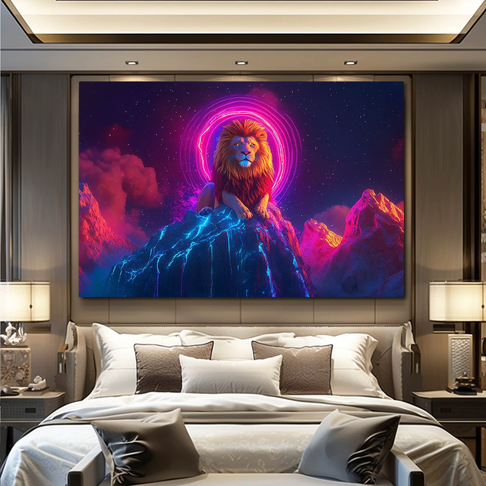 Celestial Lion Wall Decor