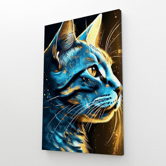 Celestial Shine Cat Wall Art
