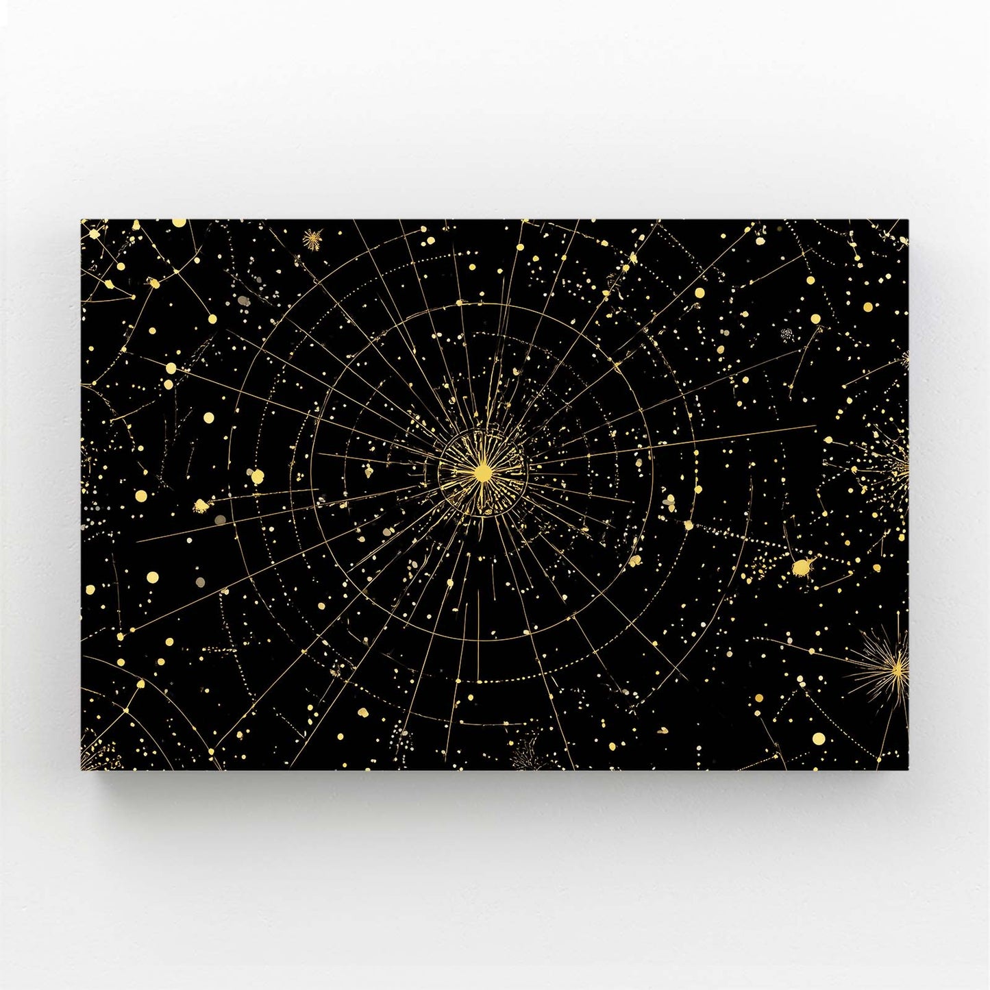 Celestial Star Map Gold Prints – celestial star map gold canvas print