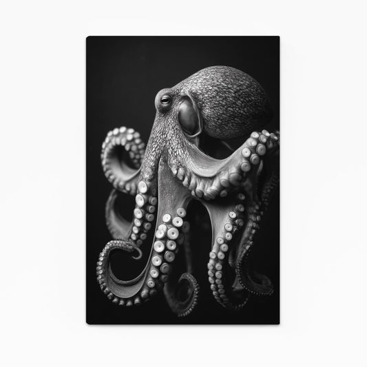 Charcoal Portrait Octopus Wall Art – charcoal portrait octopus canvas print
