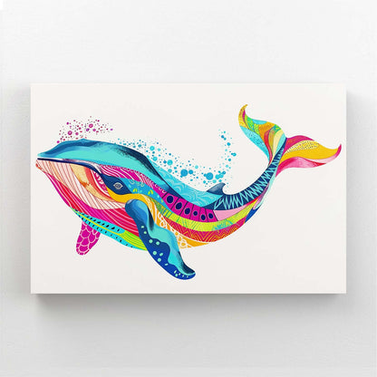 Chromatic Tide Whale Art