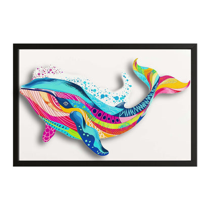 Chromatic Tide Whale Art