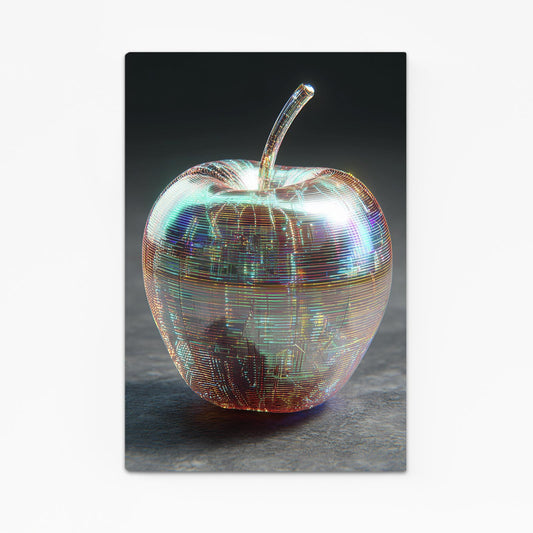 Chrome Metallic Apple Prints – chrome metallic apple canvas print