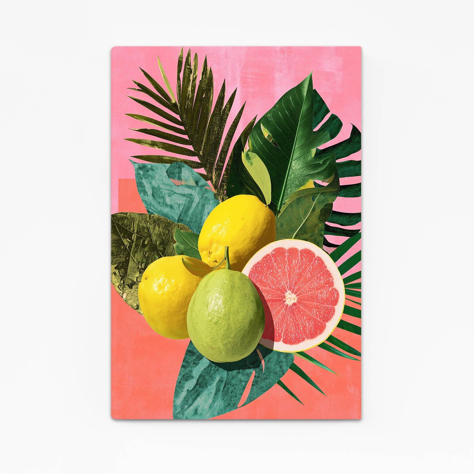 Citrus Tropical Collage Fruit Canvas Art – citrus tropical collage fruit canvas print