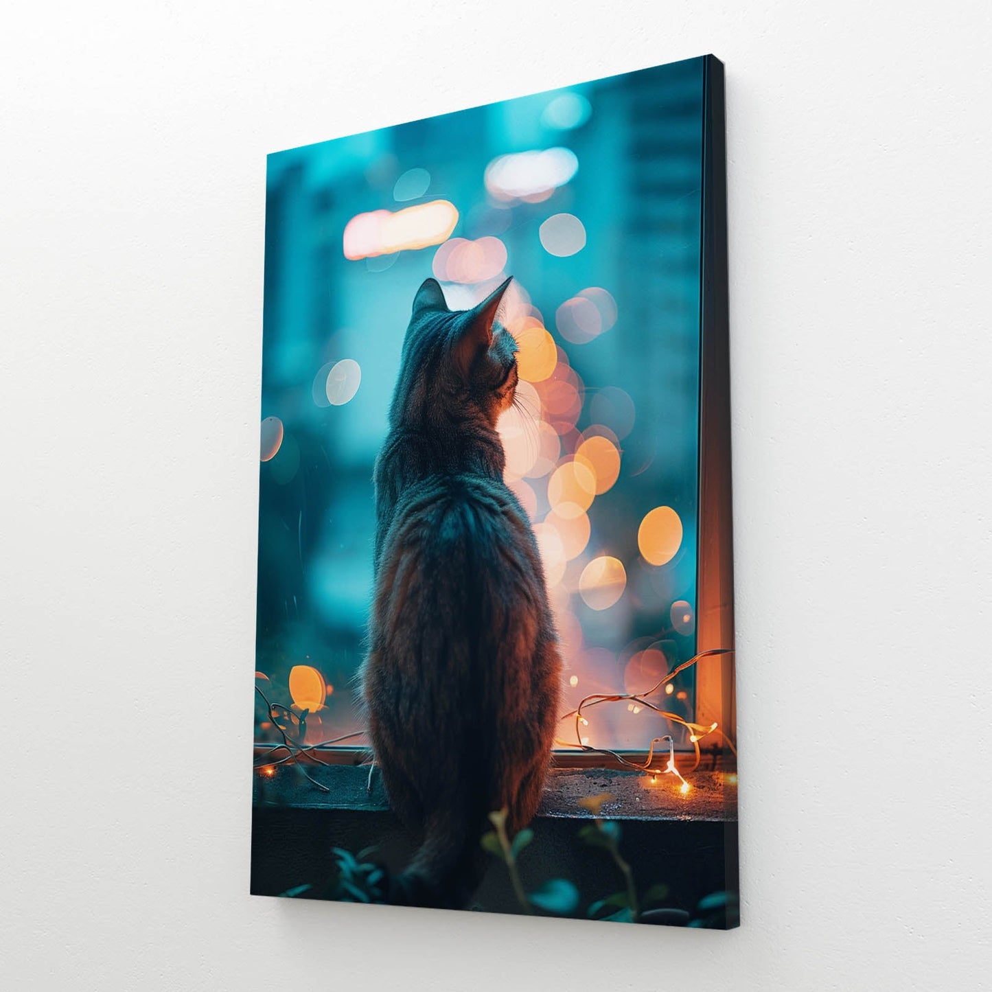 City Cat Wall Art