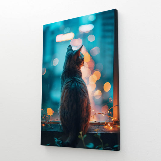 City Cat Wall Art