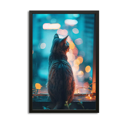 City Cat Wall Art