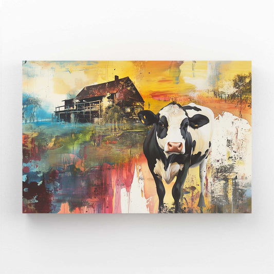 Classic Cow Prints – angled canvas view on white background