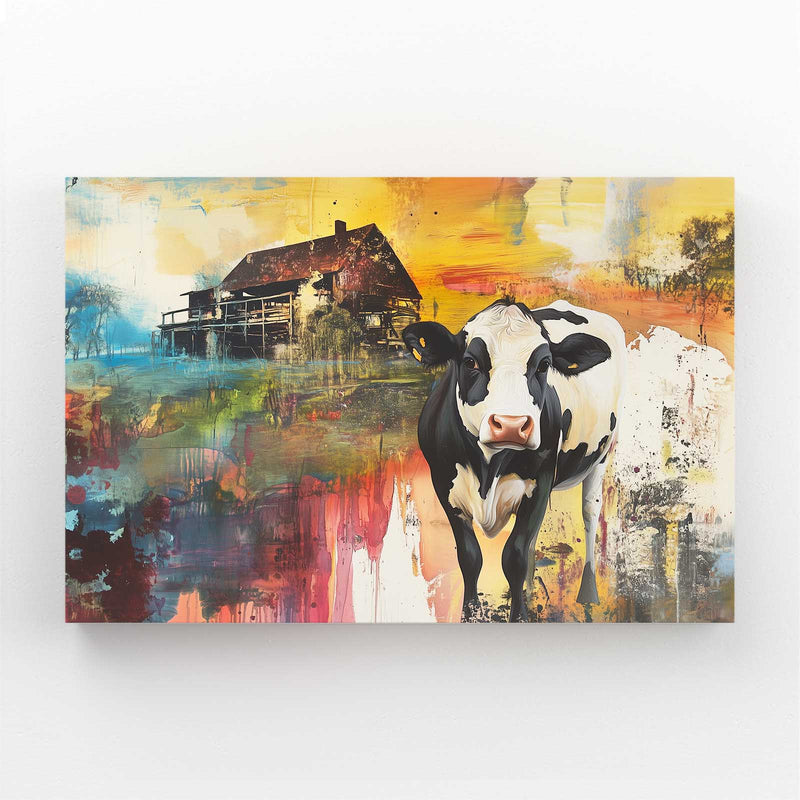 Classic Cow Prints – angled canvas view on white background