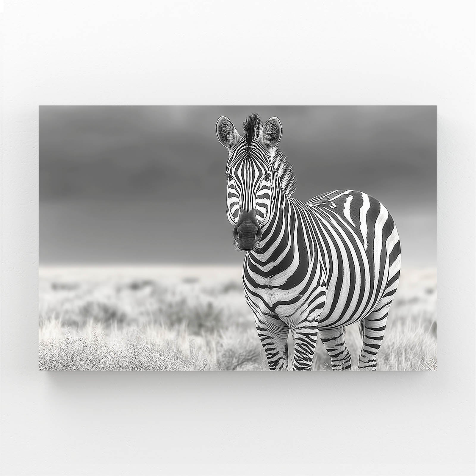Classic Zebra Artwork – zebra canvas print