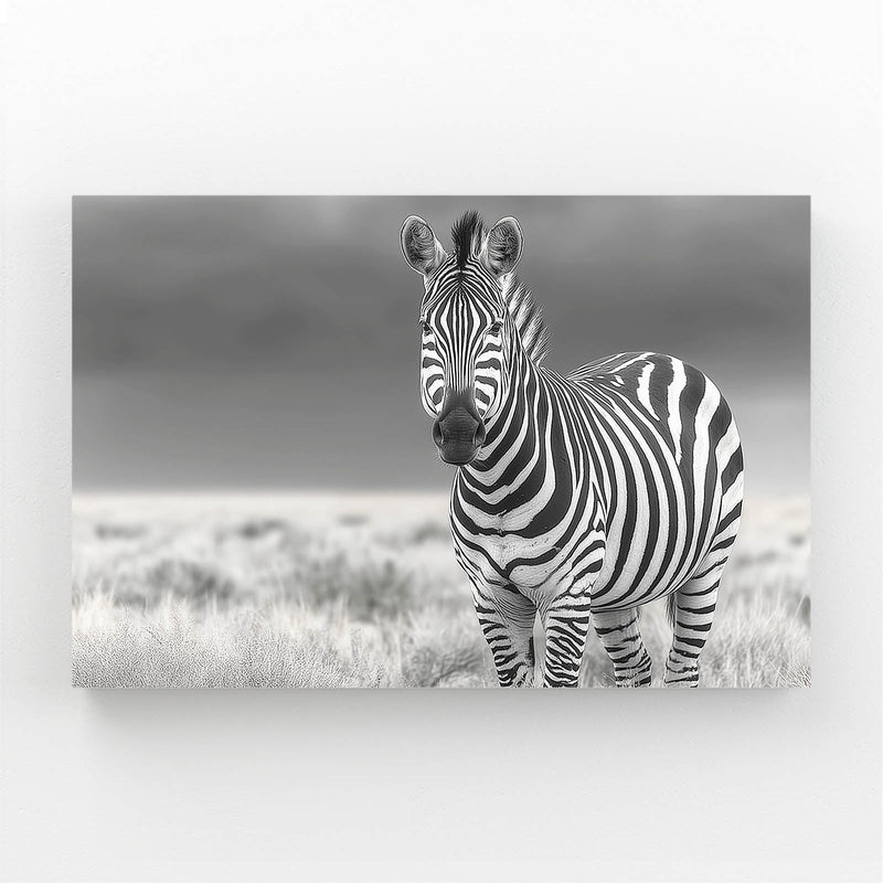 Classic Zebra Artwork – zebra canvas print
