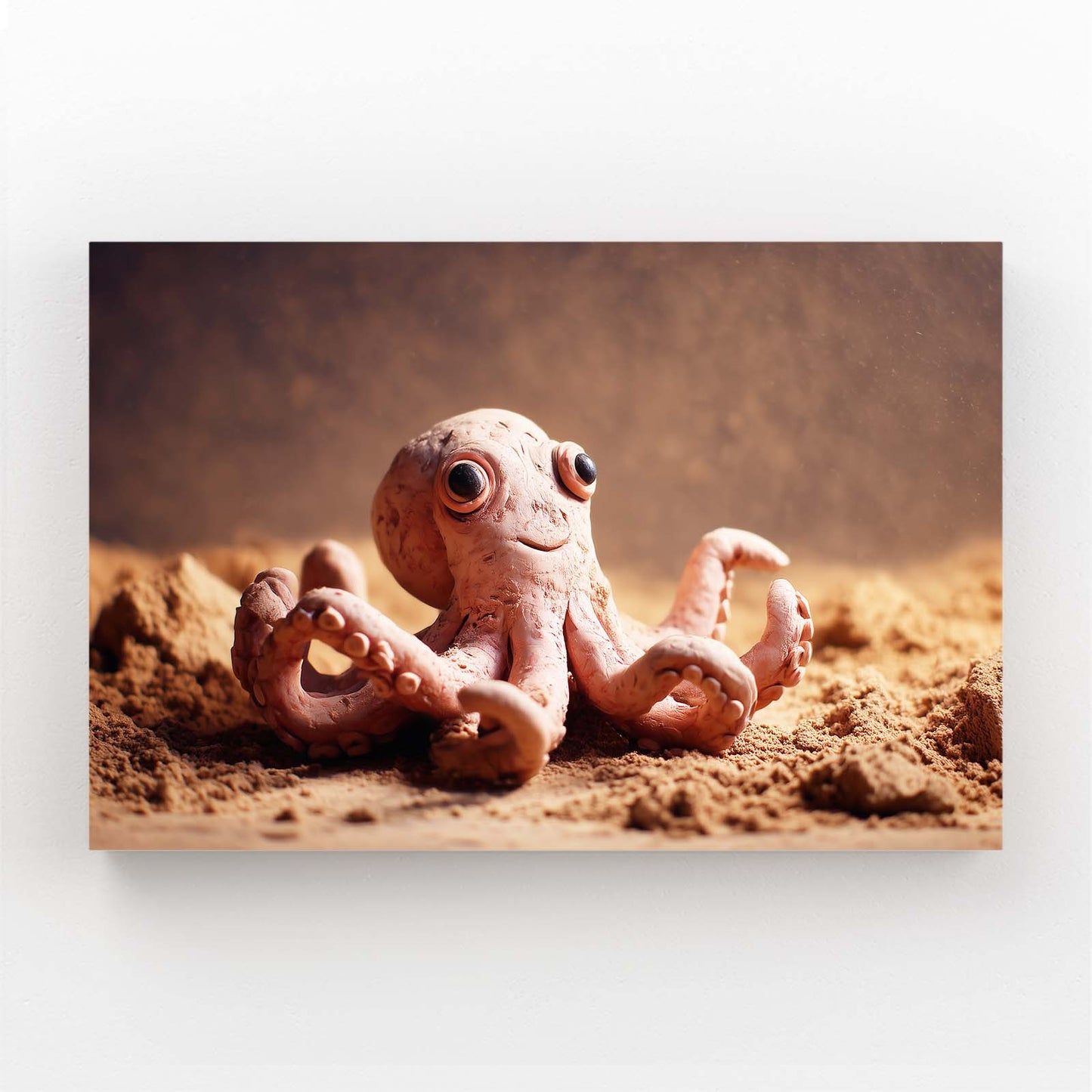 Clay Figures Sand Octopus Prints – clay figures sand octopus canvas print