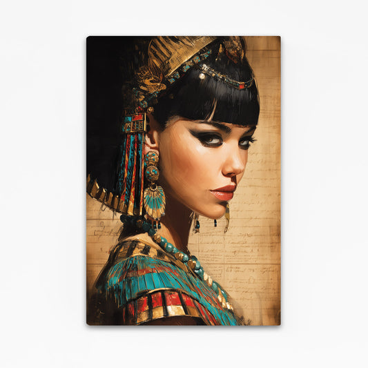 Cleopatra Portrait Photography Egyptian Wall Decor – cleopatra portrait photography egyptian canvas print