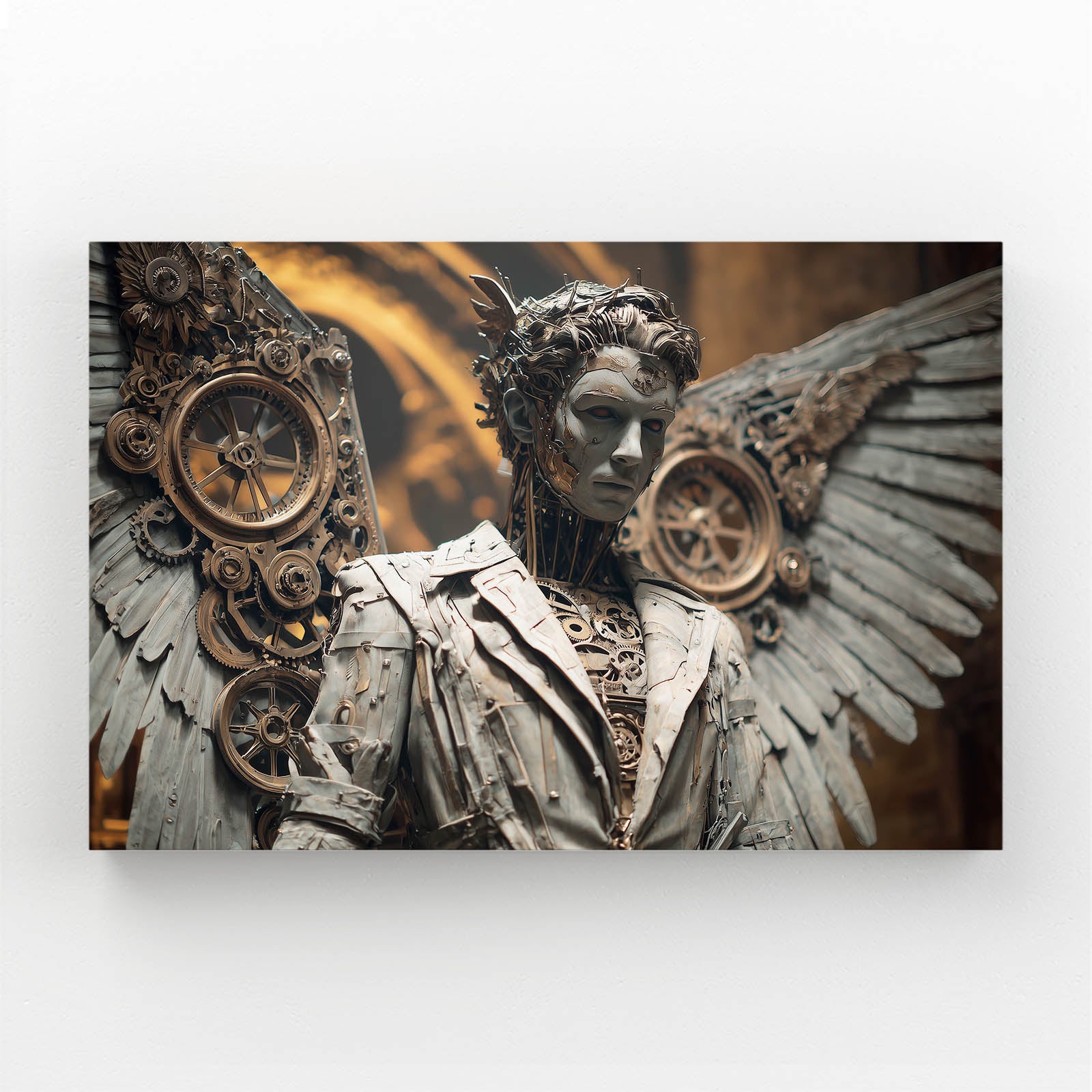 Clockwork Angel Statues Steampunk Prints – clockwork angel statues steampunk canvas print