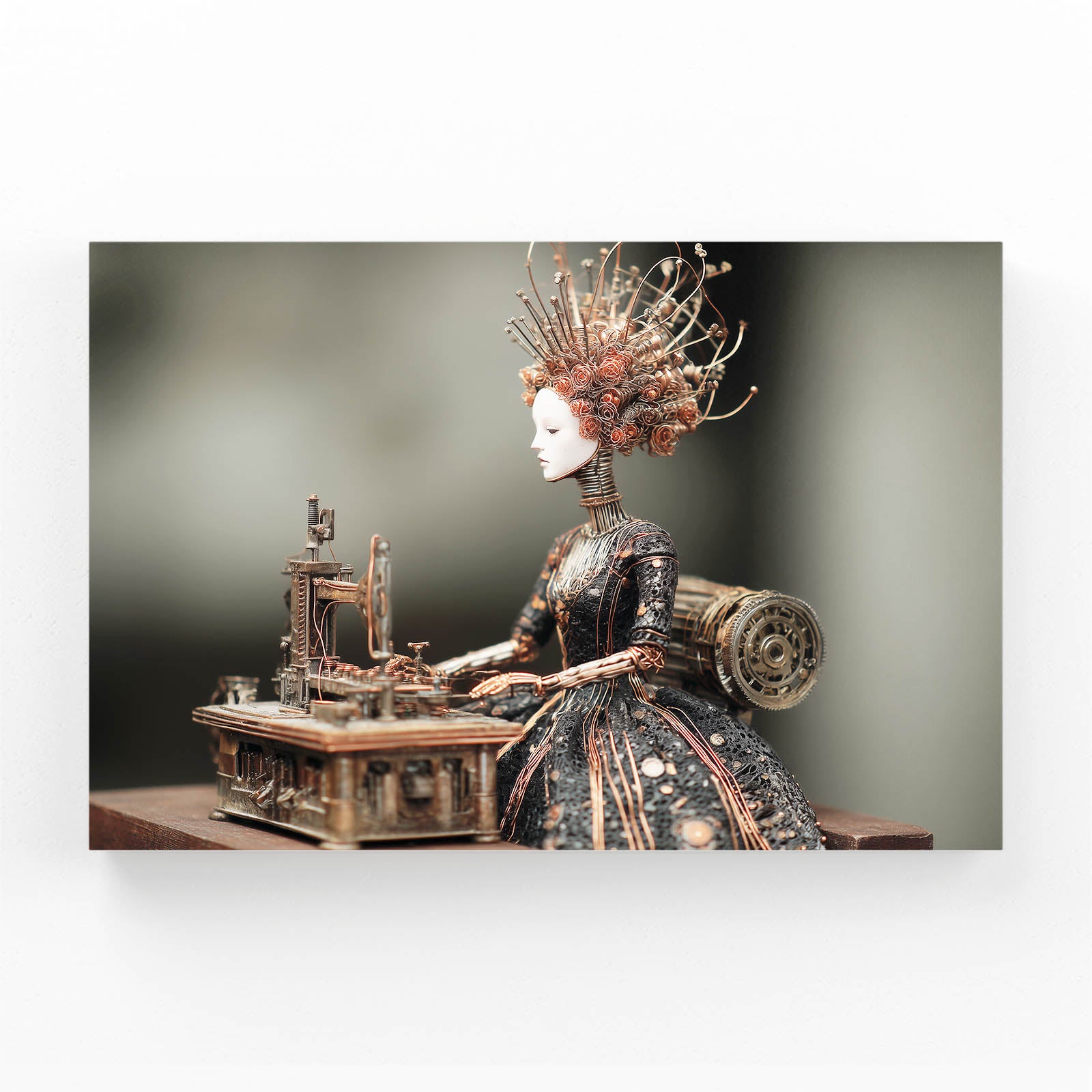 Clockwork Queen Doll Steampunk Canvas – clockwork queen doll steampunk canvas print