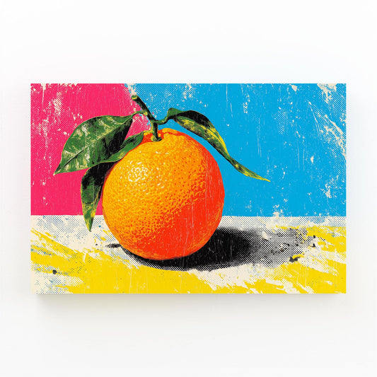 CMYK Pop Orange Fruit Canvas – cmyk pop orange fruit canvas print