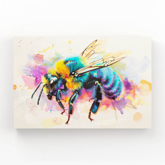 Color Splash Bee Art