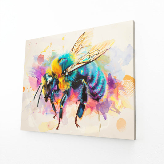 Color Splash Bee Art