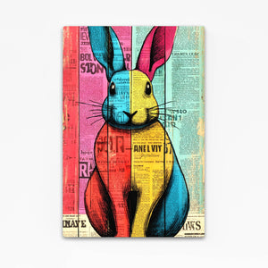 Colorful Bunny Canvas