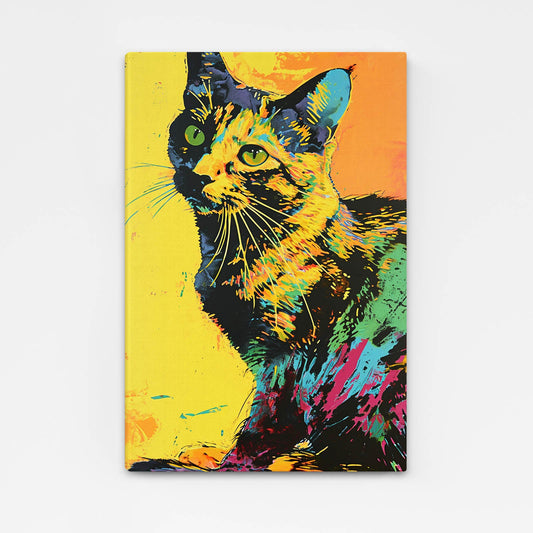 Colorful Cat Artwork