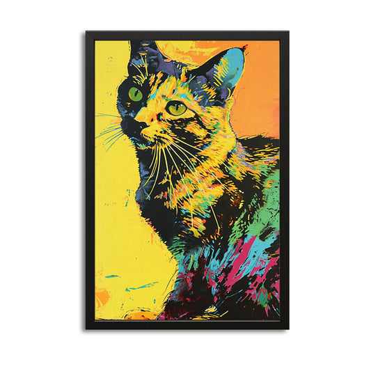 Colorful Cat Artwork