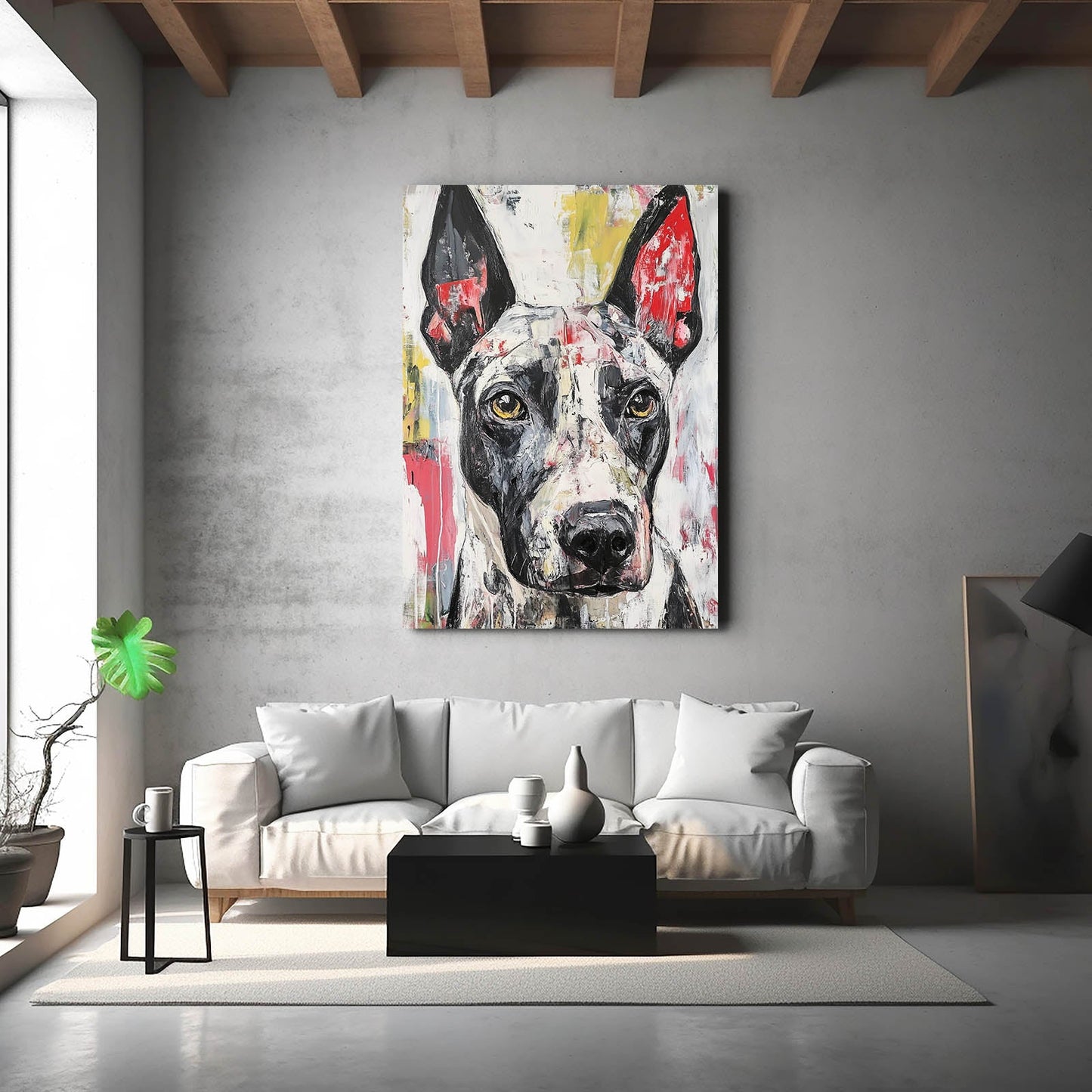 Colorful Dog Wall Art