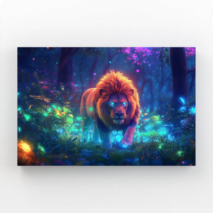 Colorful Fantasy Lion Art