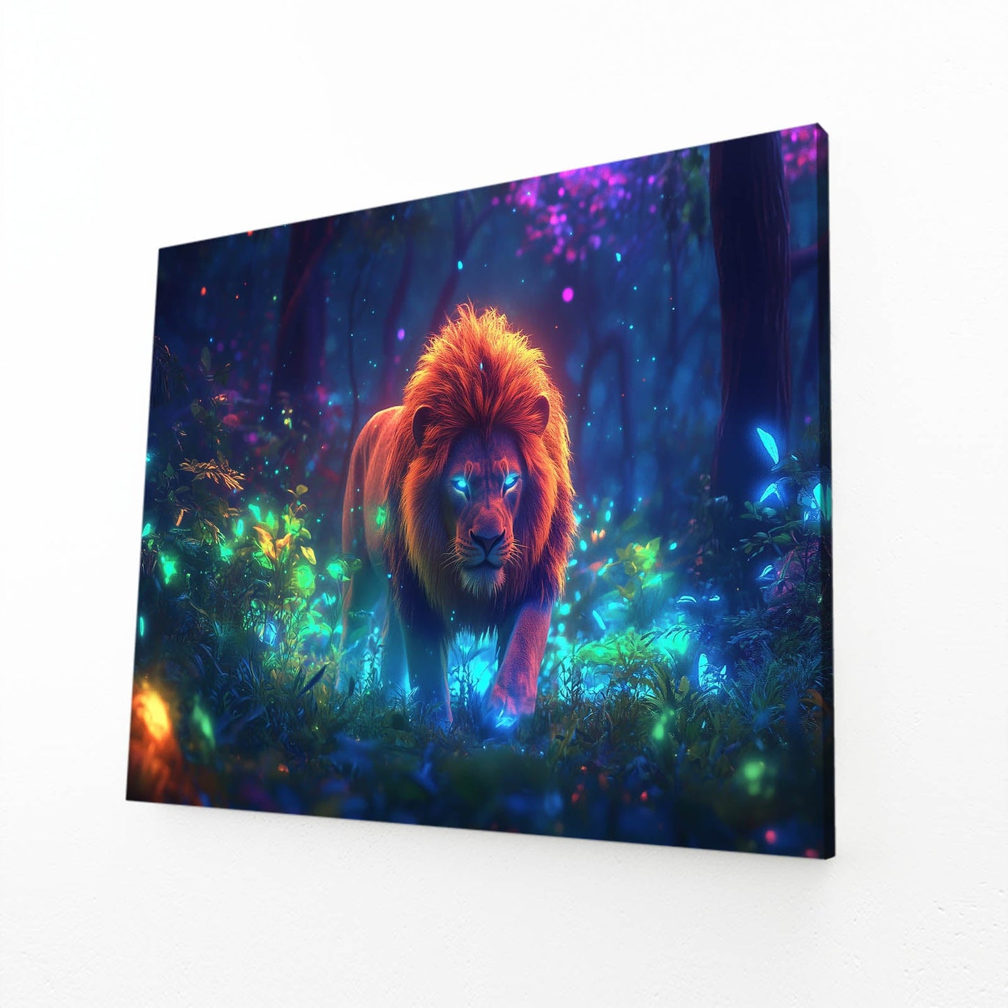 Colorful Fantasy Lion Art
