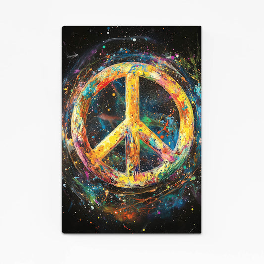 Colorful Peace Sign Canvas – colorful peace sign peace canvas print