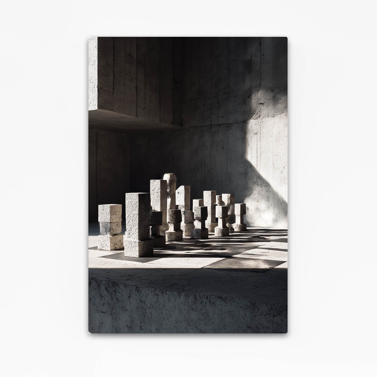 Concrete Shadow Set Chess Canvas – concrete shadow set chess canvas print