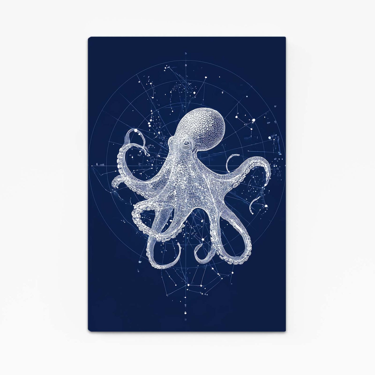 Constellation Chart Octopus Wall Art – constellation chart octopus canvas print