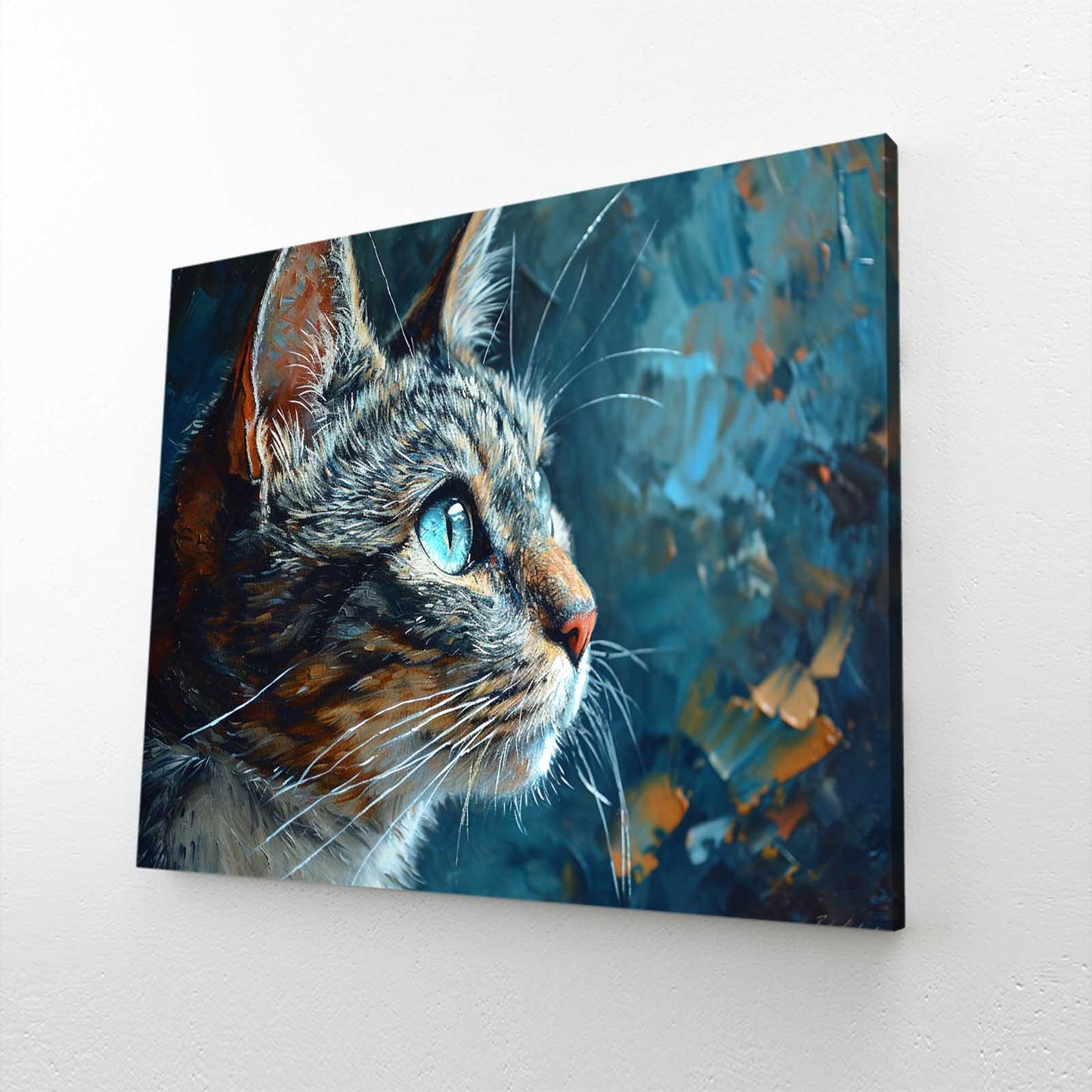 Contemplative Cat Wall Art