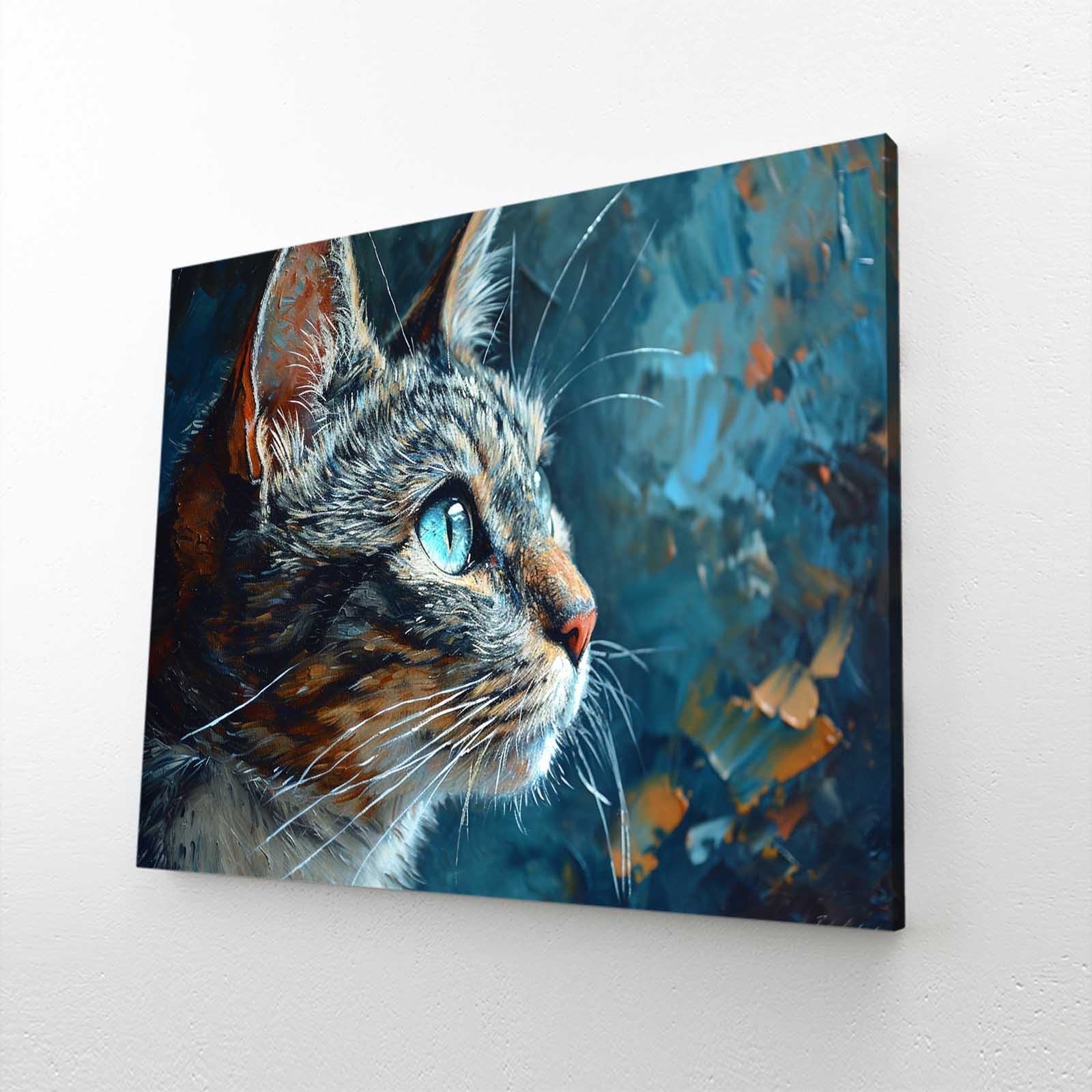 Contemplative Cat Wall Art