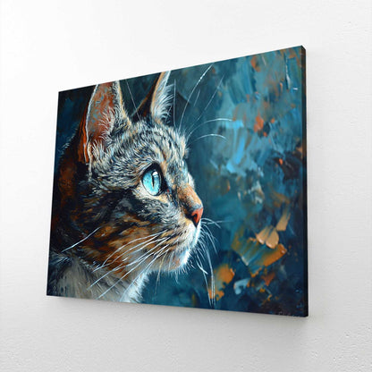 Contemplative Cat Wall Art