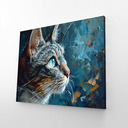Contemplative Cat Wall Art