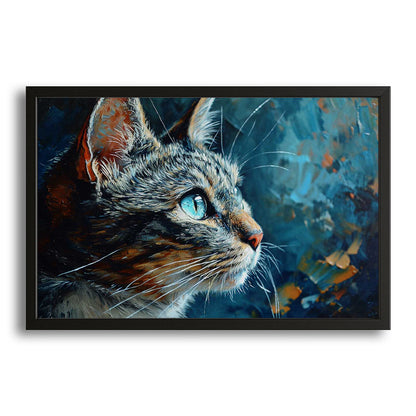Contemplative Cat Wall Art