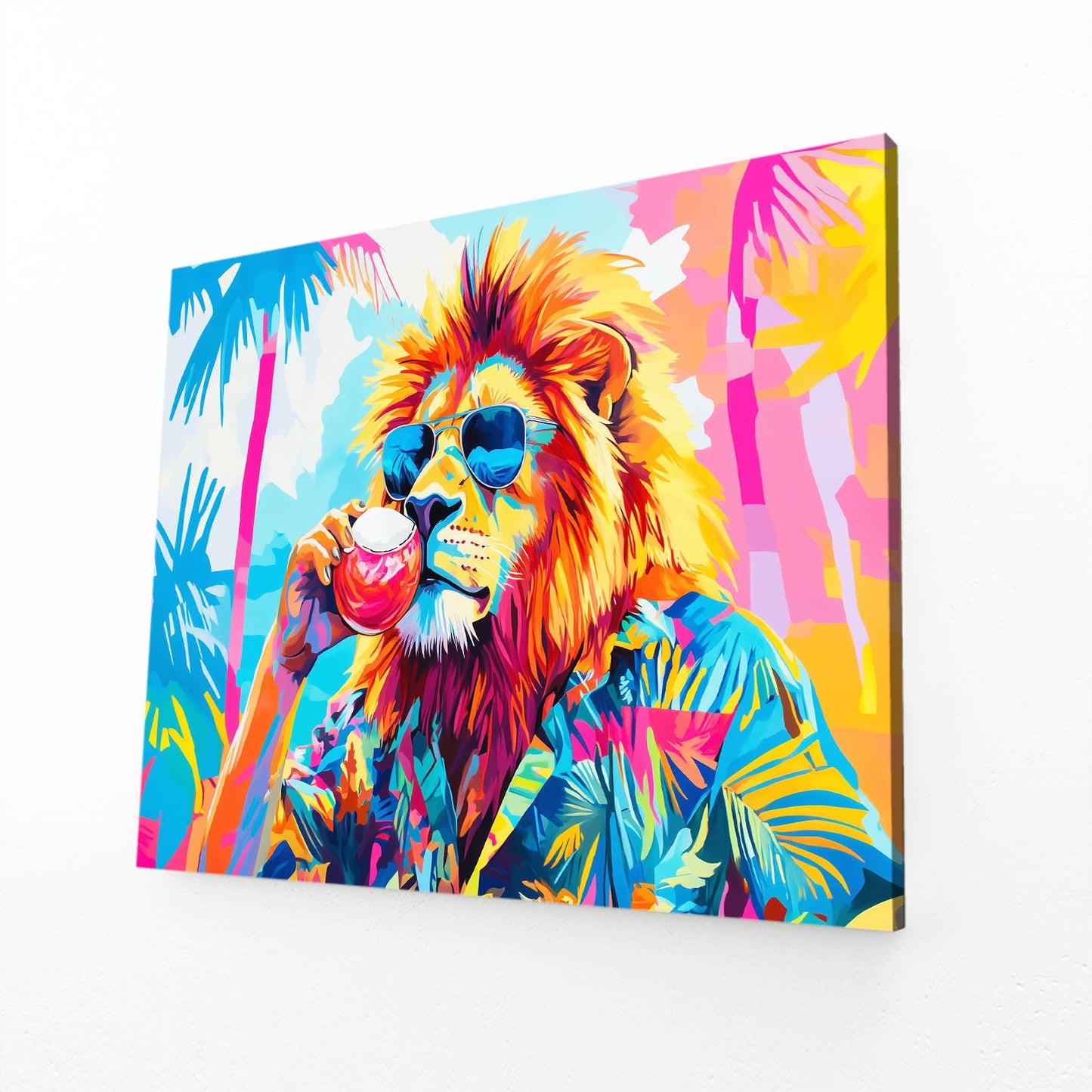 Cool Beach Lion Art