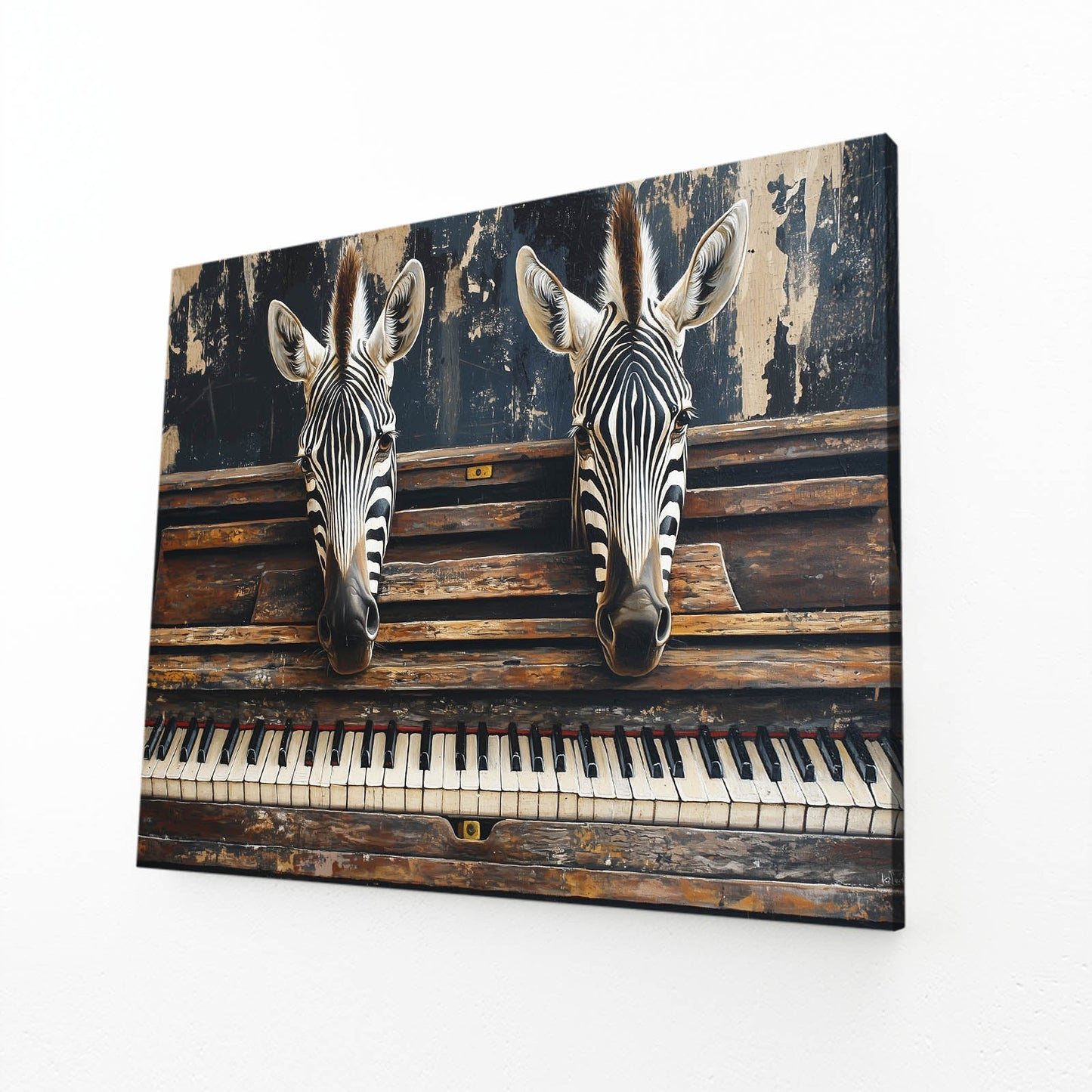Cool Keys Zebra Artwork – cool keys canvas print