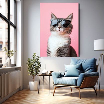 Cool Shades Cat Wall Art