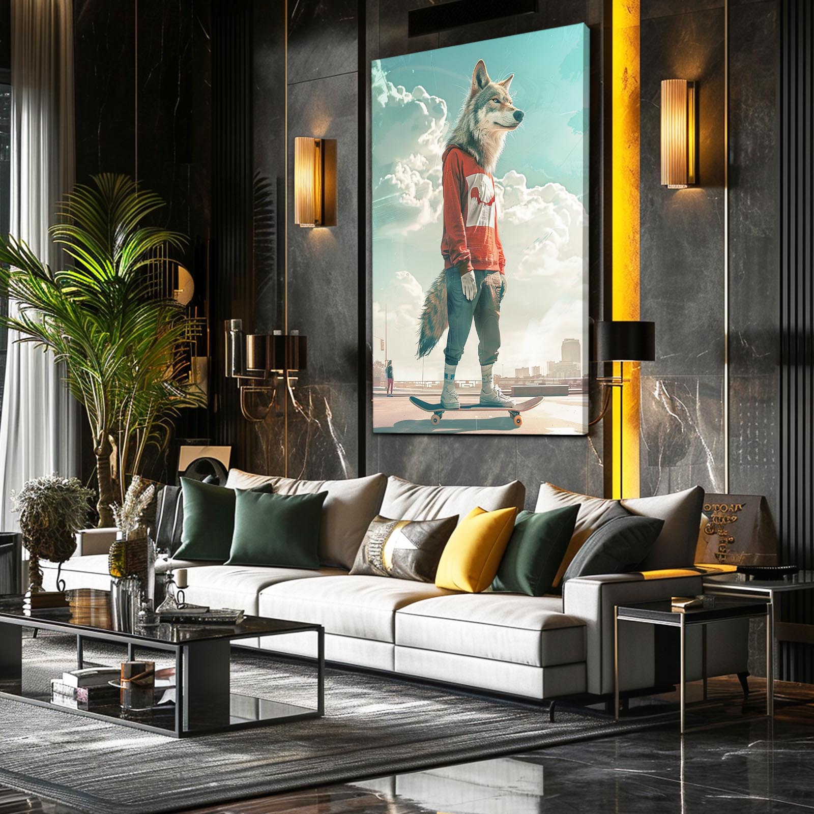 Cool Wolf Wall Art