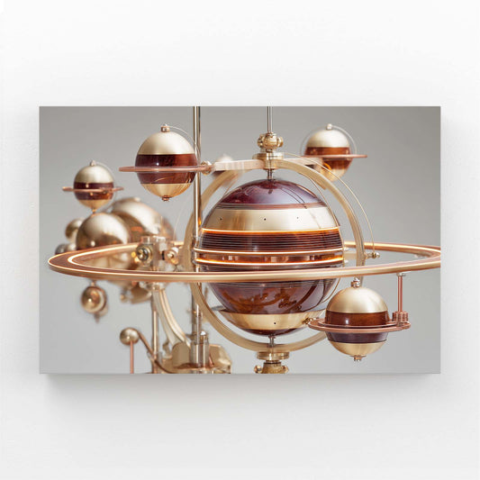 Copper Planetary Orrery Steampunk Prints – copper planetary orrery steampunk canvas print