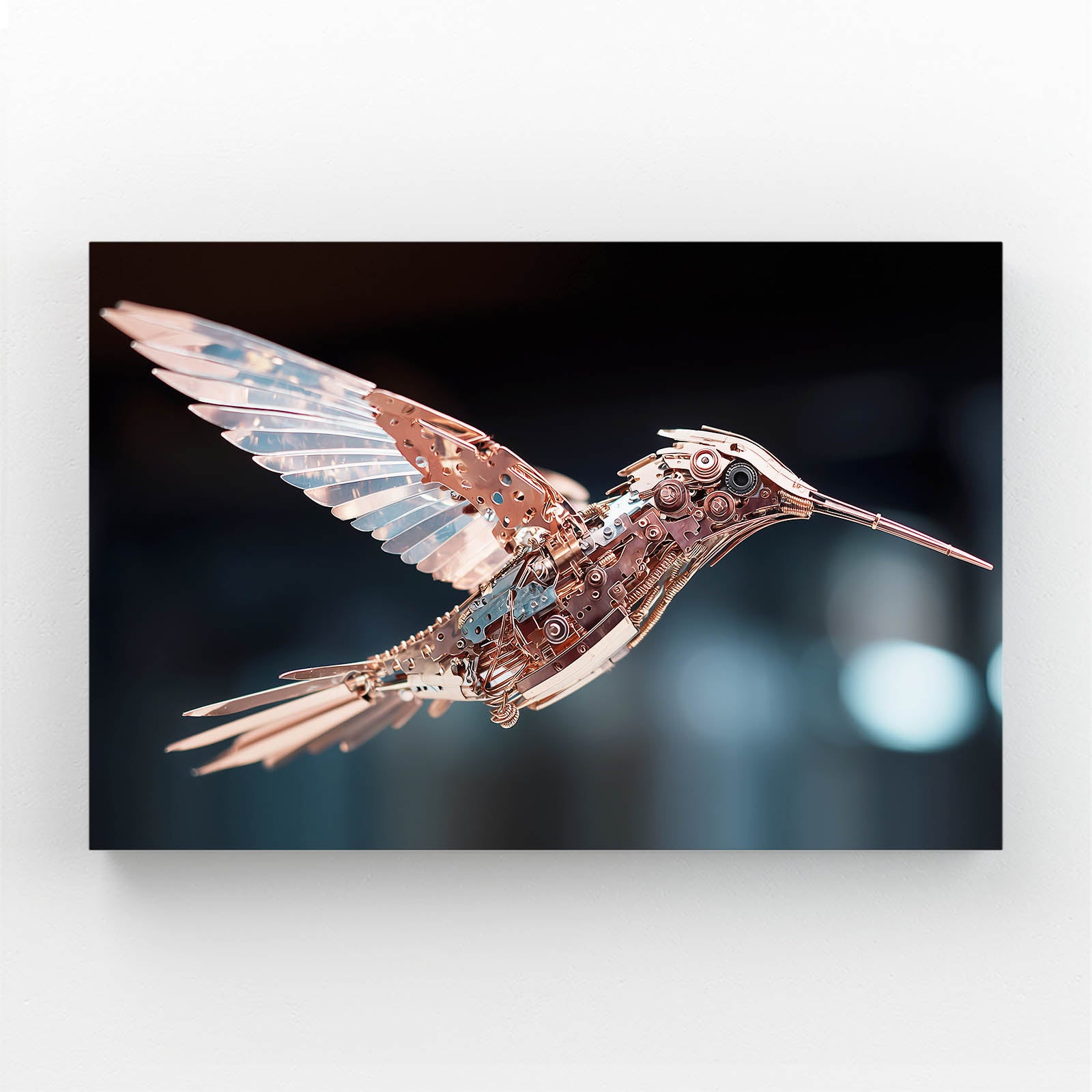 Copper Steam Hummingbird Steampunk Prints – copper steam hummingbird steampunk canvas print