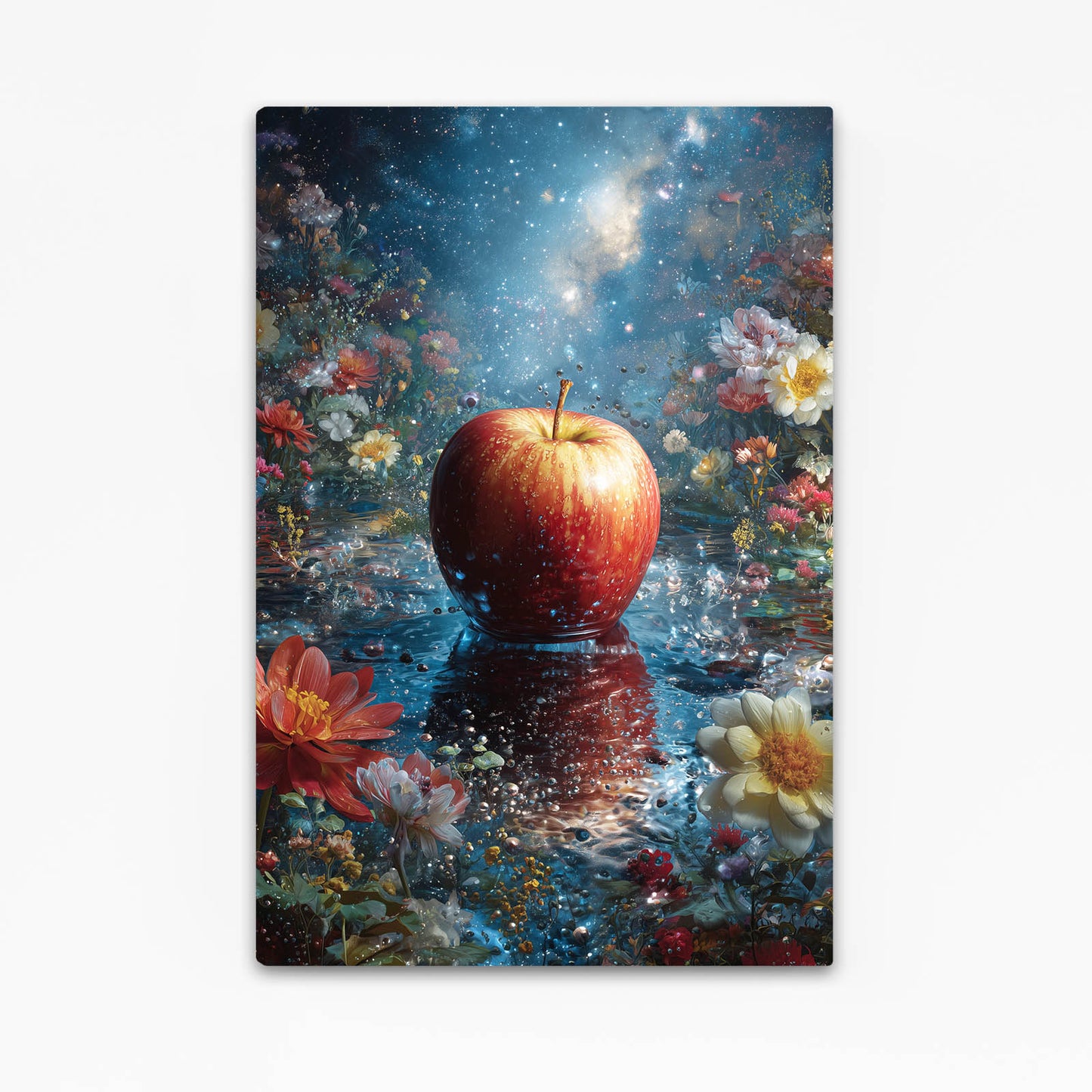 Cosmic Bloom Apple Prints – cosmic bloom apple canvas print