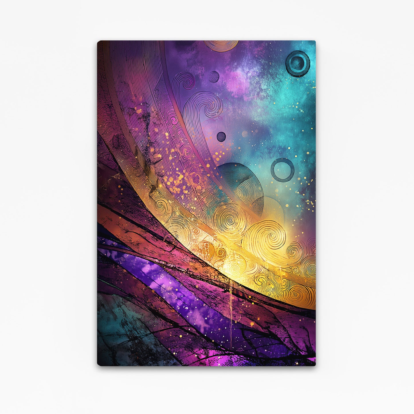 Cosmic Galaxy Abstract Egyptian Art – cosmic galaxy abstract egyptian canvas print